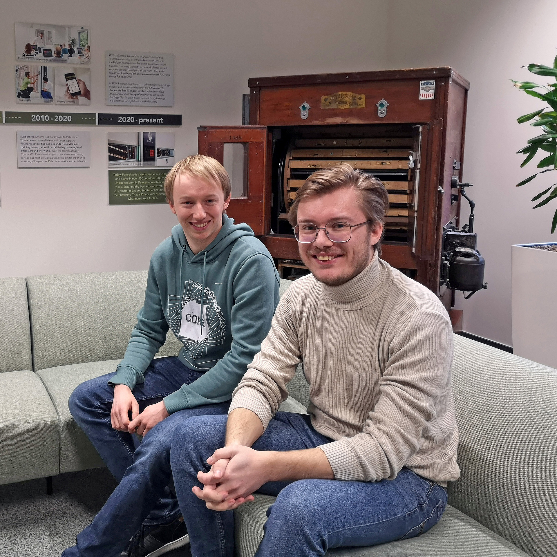 Petersime Careers Jonas De Wolf Stef Gielen
